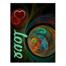 Rebirth Love Postcard