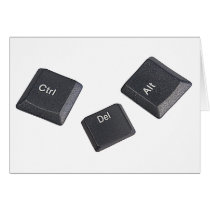 Reboot Computer Keys Card