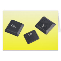 Reboot Computer Keys Card