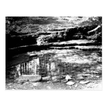 Rebord de rivière carte postale