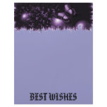 Reborn Butterflies Christian Art Purple Letterhead