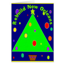 Rebuild New orleans Christmas CArds