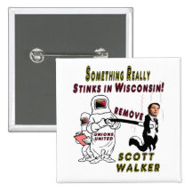RECALL SCOTT WALKER PIN