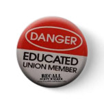 Recall Scott Walker - Union Member Button
