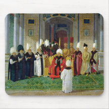 Reception at the Court of the Sultan Selim III Mousepad