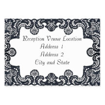 Reception Card Business Card