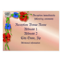 Reception Card Business Card