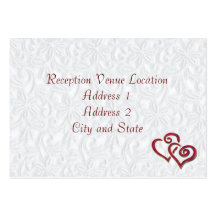 Reception Card Business Cards