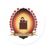 Reception Mandorla Stickers