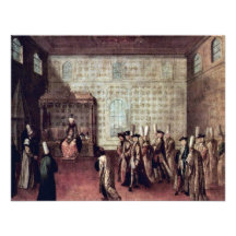 Reception Of The French Ambassador (1699) By Mour Custom Invitations