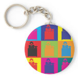 Reception Pop Art Key Chains
