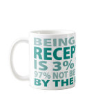Receptionist 3% Talent Coffee Mug