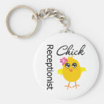 Receptionist Chick Keychains