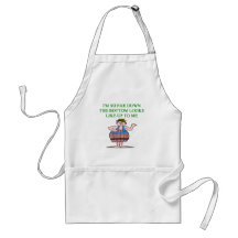 recession depression joke aprons