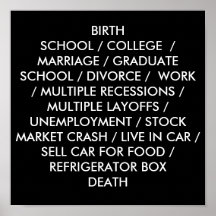 RECESSION POSTER #1: The Life List