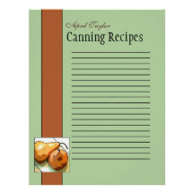 Recettes de fruit pour la page de recette d'amants en-tête de lettre personnalisée