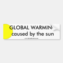 Réchauffement climatique Sun Adhésif Pour Voiture