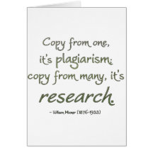 Recherche ou plagiat ? cartes