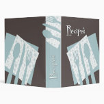 Recipe Binder - Blue Grey