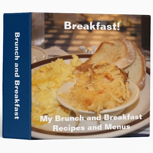 Recipe Binder Breakfast and Brunch