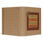 RECIPE BINDER..CUSTOMIZE WITH ANY TEXT