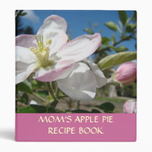 RECIPE BINDER GIFT Mom's Apple Pie Recipe Book
