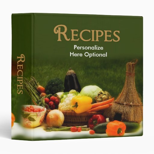 Recipe Binder - Vegetables