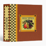 Recipe Book 3 Ring Binders