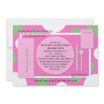 Recipe Bridal Shower Invitation -- Pretty in Pink