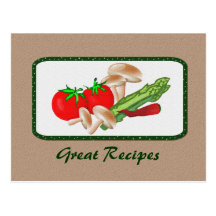 Recipe Card Postcards