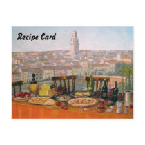 Recipe Cards Italian Fine Art Post Cards