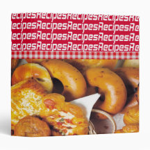 Recipe Cookbook Binder - Bread