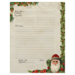 Recipe Family Santa Vintage Christmas Cookbook