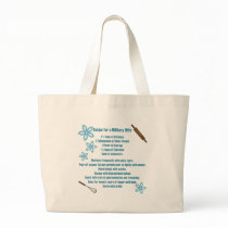 Recipe for a Military Wife Bags