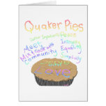 Recipe for Quaker Pies Card