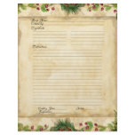Recipe Page Family Christmas Cookbook Recipe
