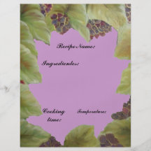 Recipe  page flyer