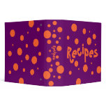 Recipes binders
