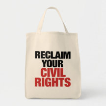 Reclaim your Civil Rights Canvas Bag