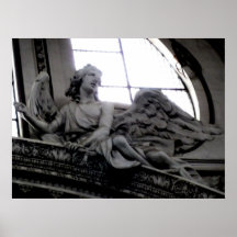 Reclining Angel Poster
