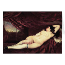 Reclining Nude Greeting Cards