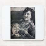 Reclining Tattooed Lady Mouse Pad