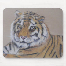 Reclining Tiger Mouse Mats