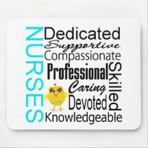 Recognize a Nurse:  Nurses Recognition Collage Mousepads