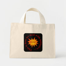 Récompense pour l'initiative (carrée) sac fourre-tout
