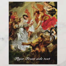 Reconciliation Of Louis And Mary By Rubens Peter P Personalized Flyer