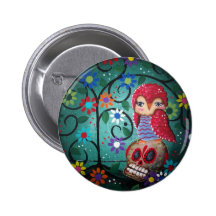 Record Art By Lori Everett Pinback Buttons