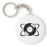 Record Atom Keychains