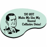 Record Collector Voice photo sculptures