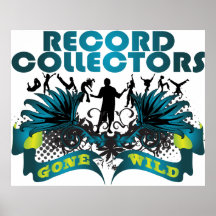 Record Collectors Gone Wild Print